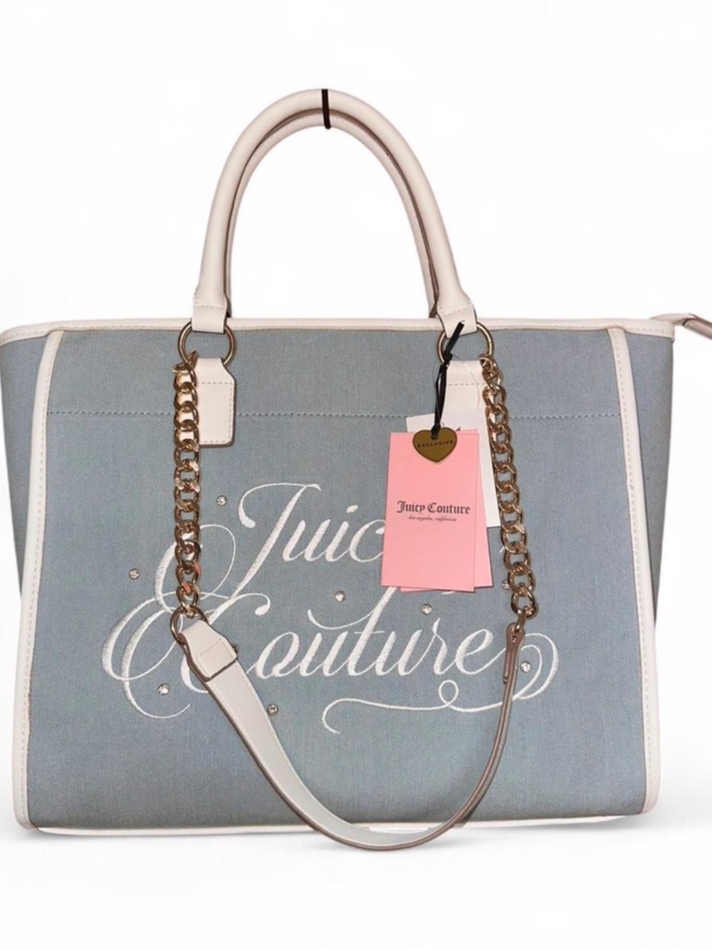 Juicy Couture “Juicy Beach Tote”, denim